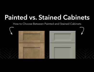 Painted vs Stained Cabinets